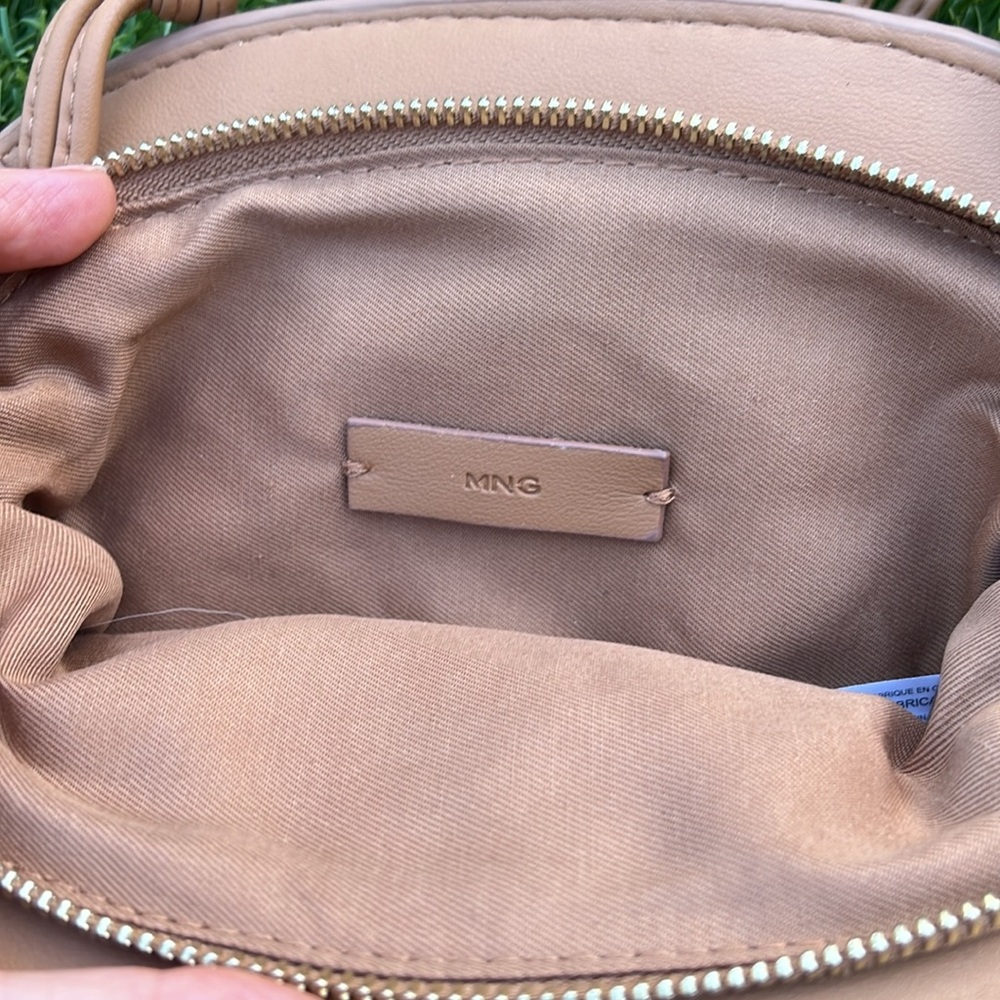 Mango Tan Mini Bag with Gold Hardware - Picture 8 of 10
